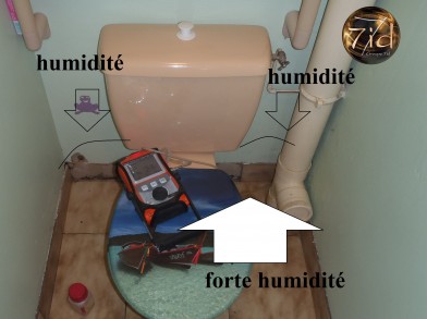 Recherche fuite évacuation de salle de bain